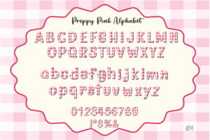 Alternative view of Preppy Valentine Font