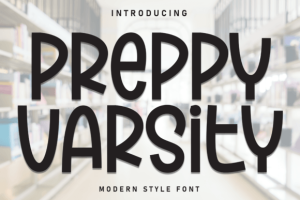 Preppy Varsity Font
