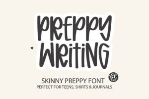 Preppy Writing Font