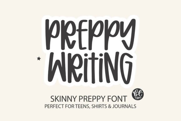 Preppy Writing Font