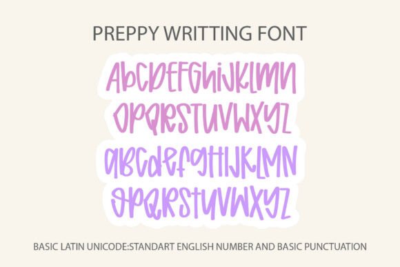 Preppy Writing Font - Image 2