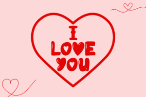 Alternative view of Puffy Love Font