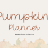Pumpkin Planner Font