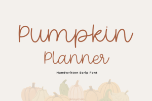 Pumpkin Planner Font