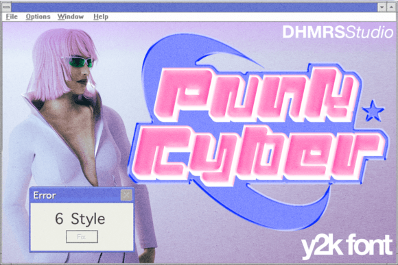 Punk Cyber Font