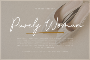 Purely Woman Font