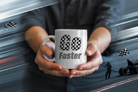 Race Flag Checkered Font - Image 8