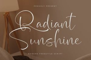 Radiant Sunshine Font