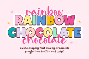 Rainbow Chocolate Font
