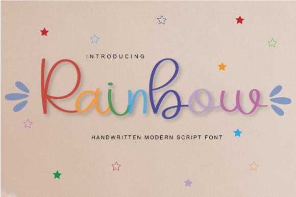 Rainbow Font