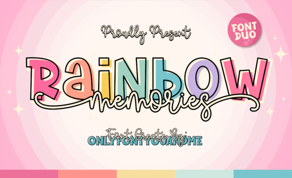 Rainbow Memories Font