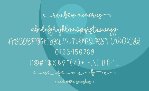 Rainbow Memories Font - Image 7