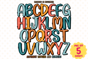 Rainbow in November Font