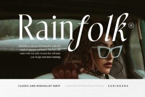 Rainfolk Font