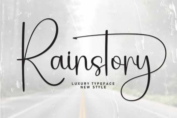 Rainstory Font