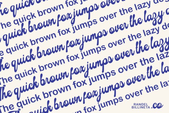 Randel Billineta Font - Image 4