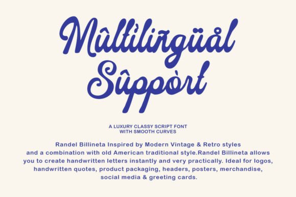 Randel Billineta Font - Image 8