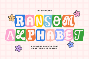 Ransom Alphabet Font