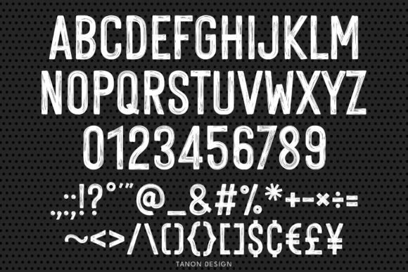 Raw Hand Painted Font - Image 3