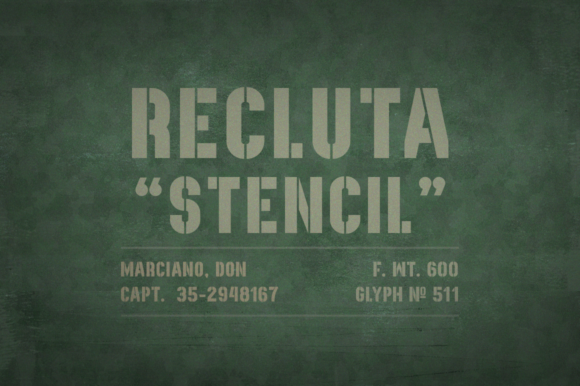 Recluta Font