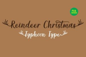 Reindeer Christmas Font
