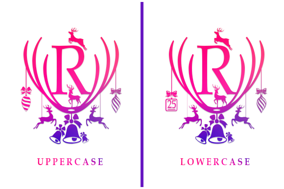 Reindeer Monogram Font - Image 2