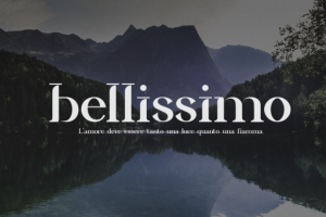 Alternative view of Relishia Font