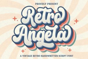Retro Angela Font