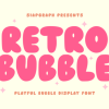 Retro Bubble Font