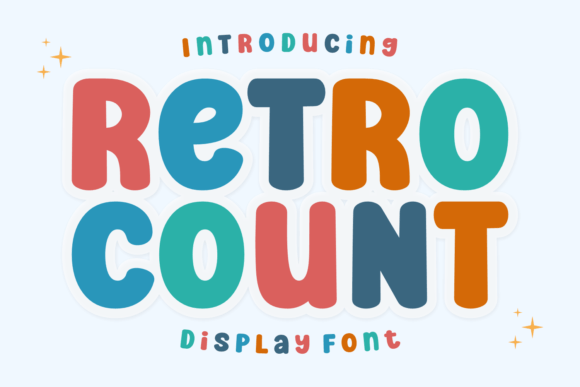 Retro Count Font