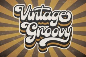 Alternative view of Retro Fancy Font