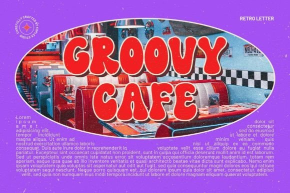 Retro Letter Font - Image 5