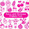 Retro Punk Christmas Font