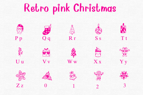 Retro Punk Christmas Font - Image 3