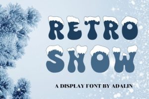 Retro Snow Font