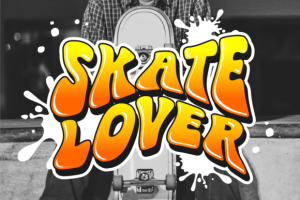 Alternative view of Retro Street Font