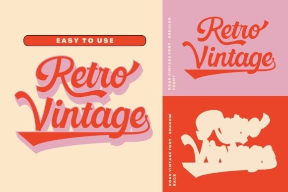 Retro Vintage Font - Image 2