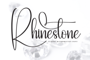 Rhinestone Font