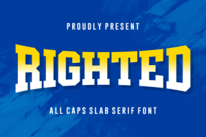 Righted Font