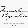 Rinaska Signature Font