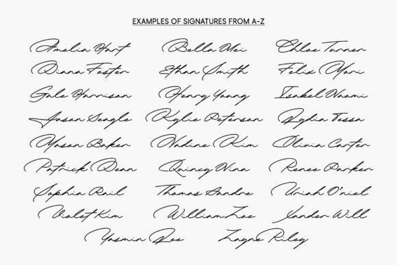 Rinaska Signature Font - Image 4