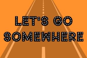 Alternative view of Road Trip Font