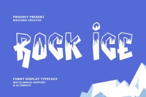 Rock Ice Font