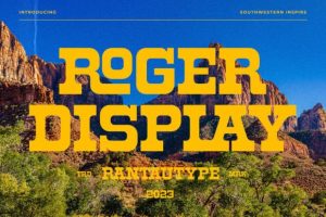 Roger Display Font
