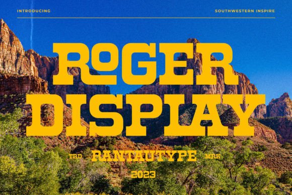 Roger Display Font