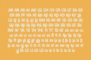 Alternative view of Roller Girl Font