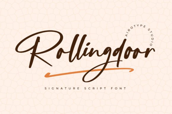 Rolling Door Font