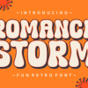 Romance Storm Font