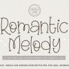 Romantic Melody Font