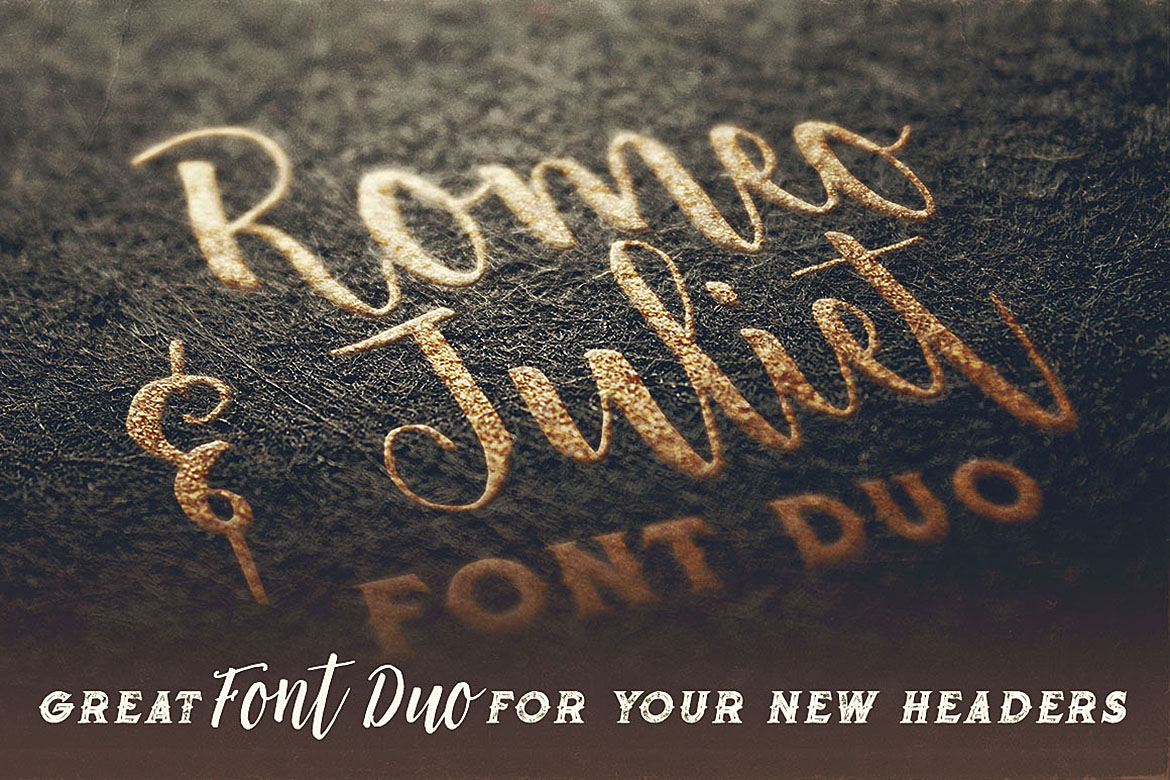 Romeo & Juliet Font Duo Font - Image 4